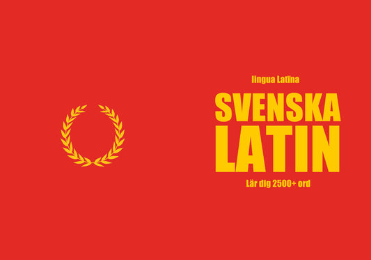 Svenska ラテン語 anteckningsbok att fylla i