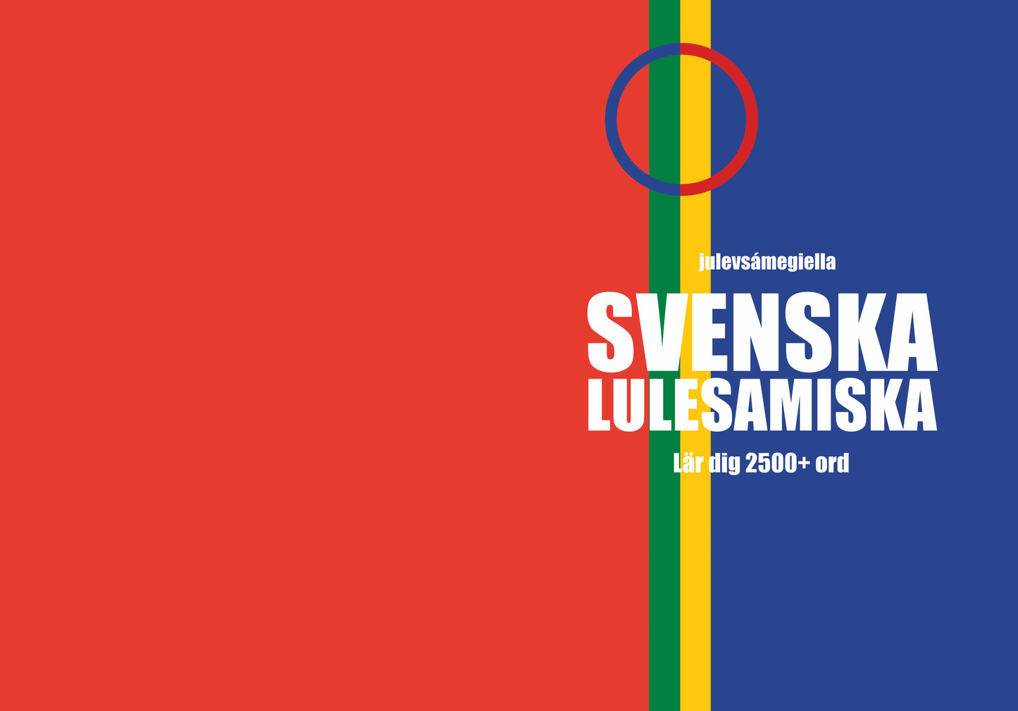 Svenska-lulesamiska anteckningsbok att fylla i