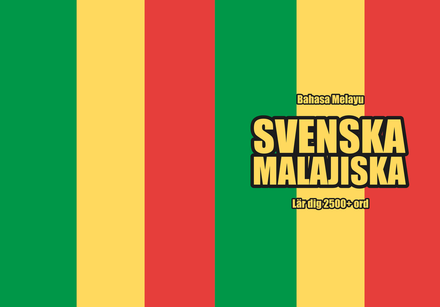 Svenska-malajiska anteckningsbok att fylla i