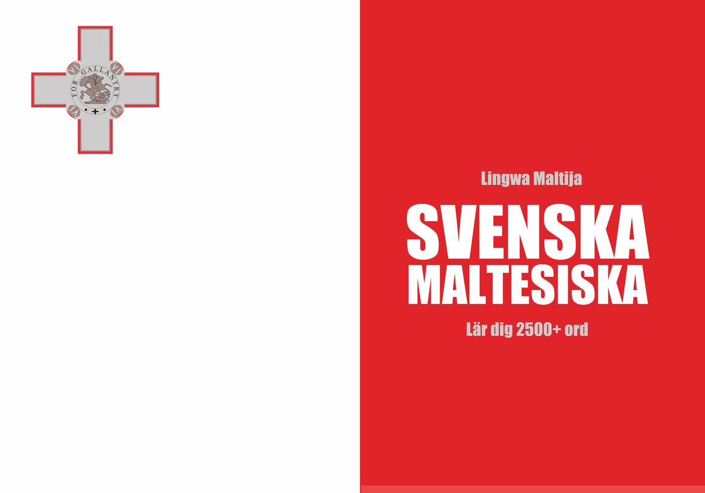 Svenska-maltesiska anteckningsbok att fylla i