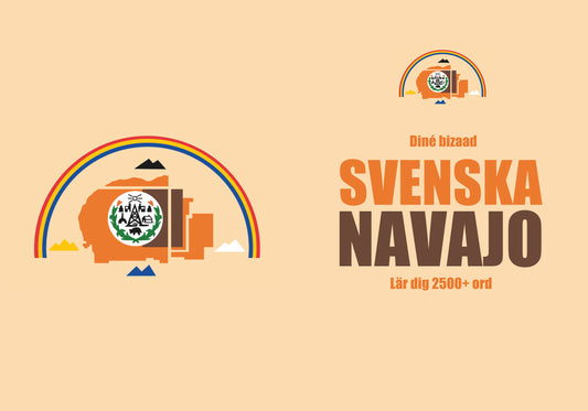 Svenska-navajo anteckningsbok att fylla i