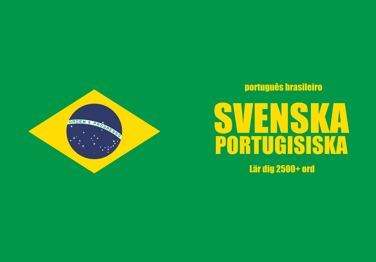 Svenska-portugisiska anteckningsbok att fylla i