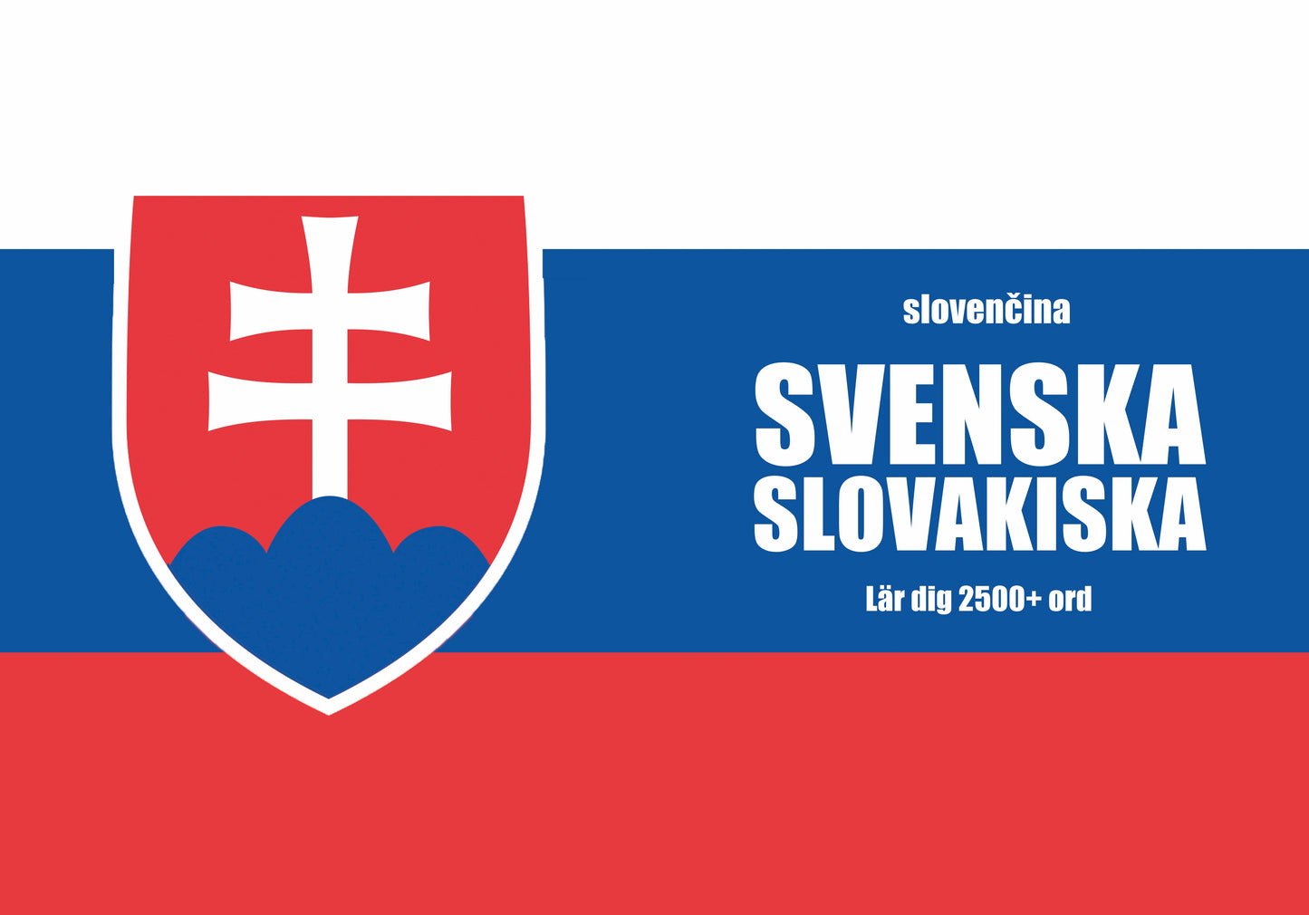 Svenska-slovakiska anteckningsbok att fylla i