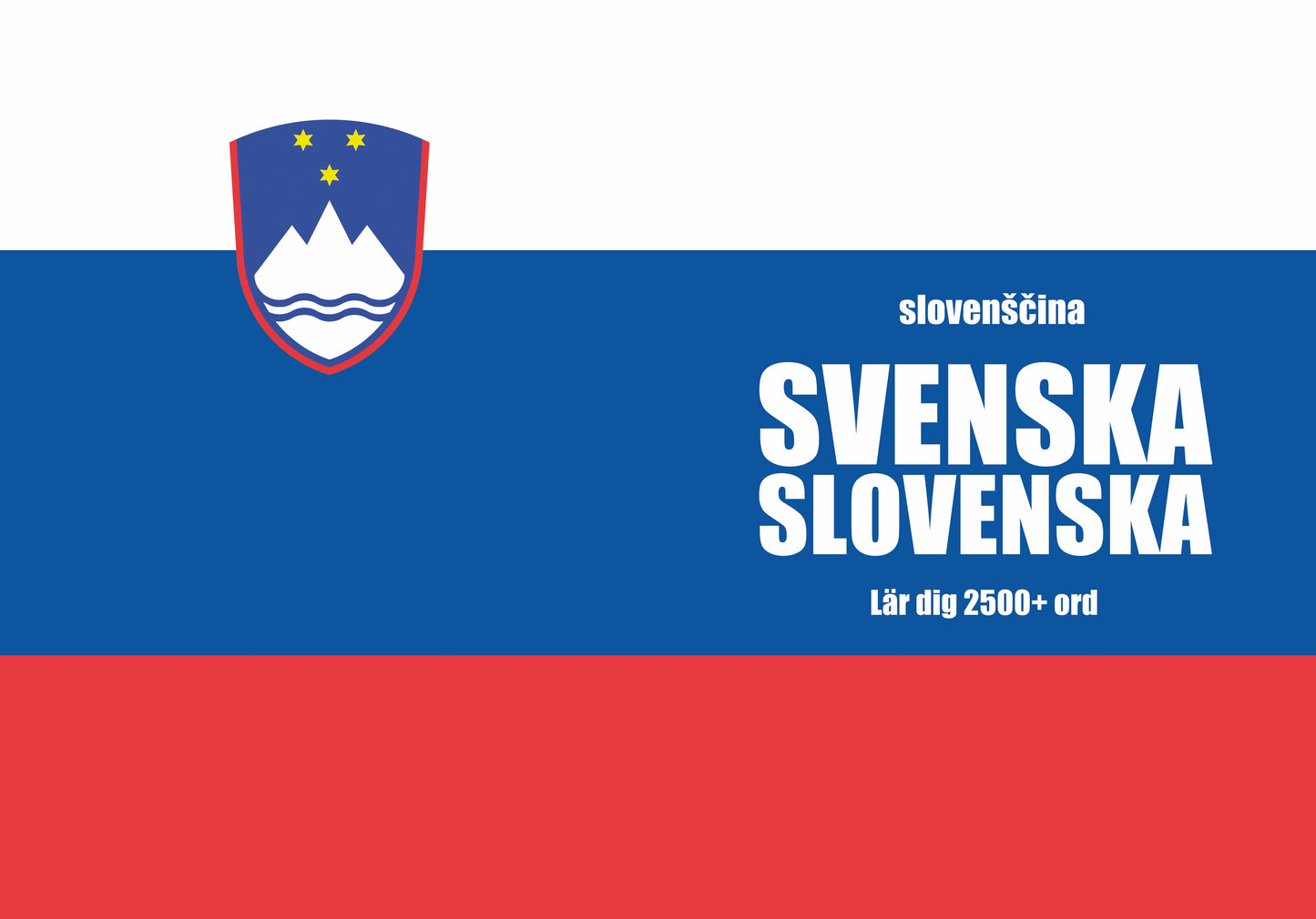 Svenska-slovenska anteckningsbok att fylla i
