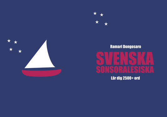 Svenska-sonsoralesiska anteckningsbok att fylla i