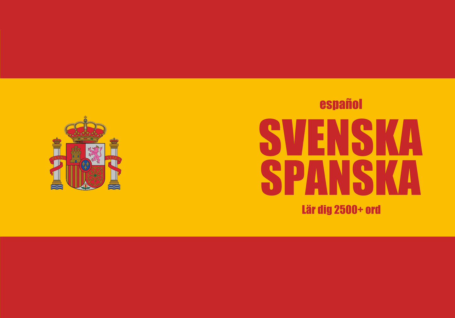 Svenska-spanska anteckningsbok att fylla i