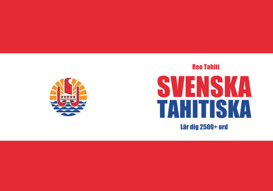 Svenska-tahitiska anteckningsbok att fylla i