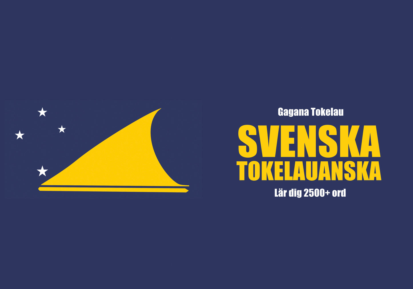 Svenska-tokelauanska anteckningsbok att fylla i