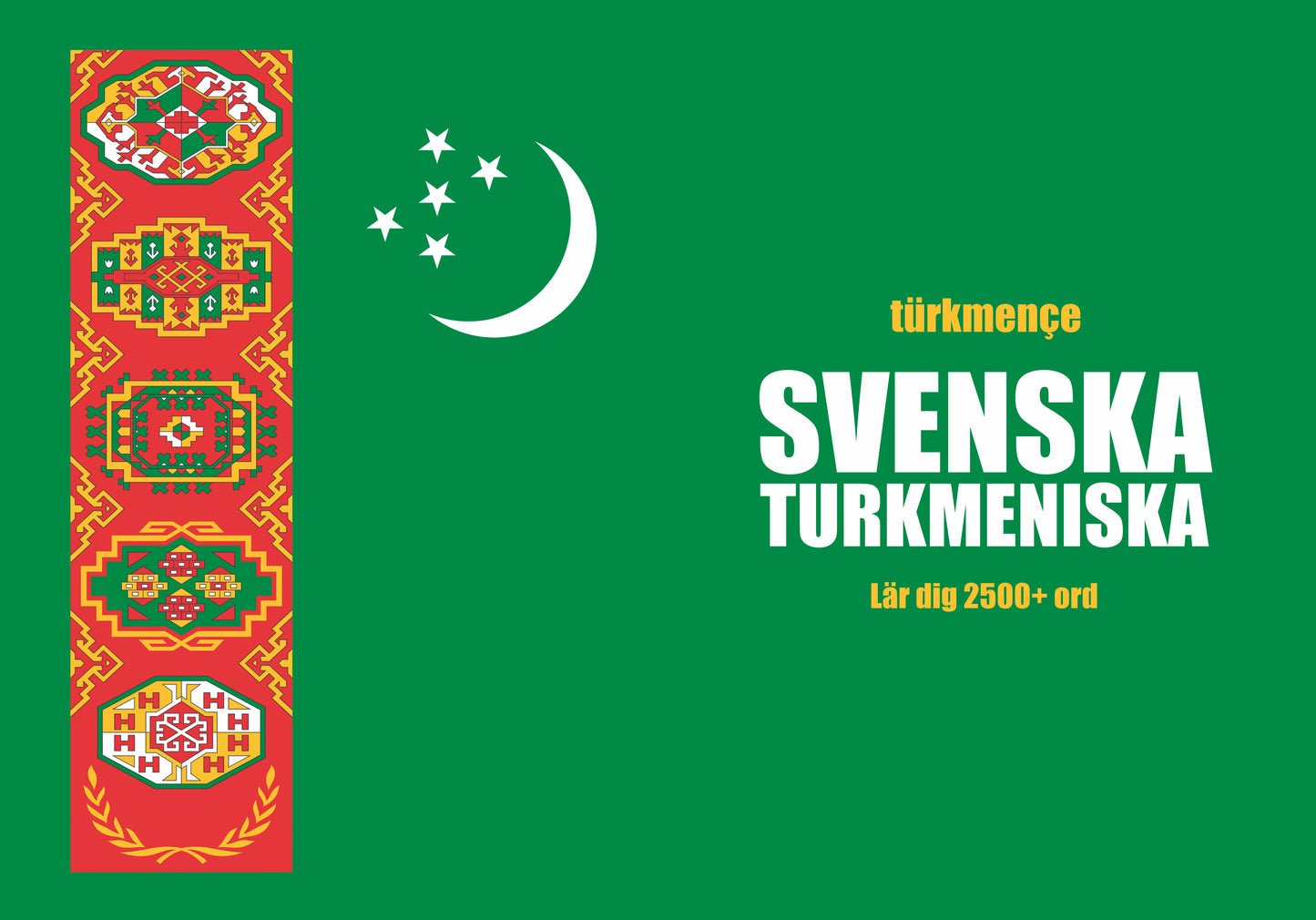 Svenska-turkmeniska anteckningsbok att fylla i
