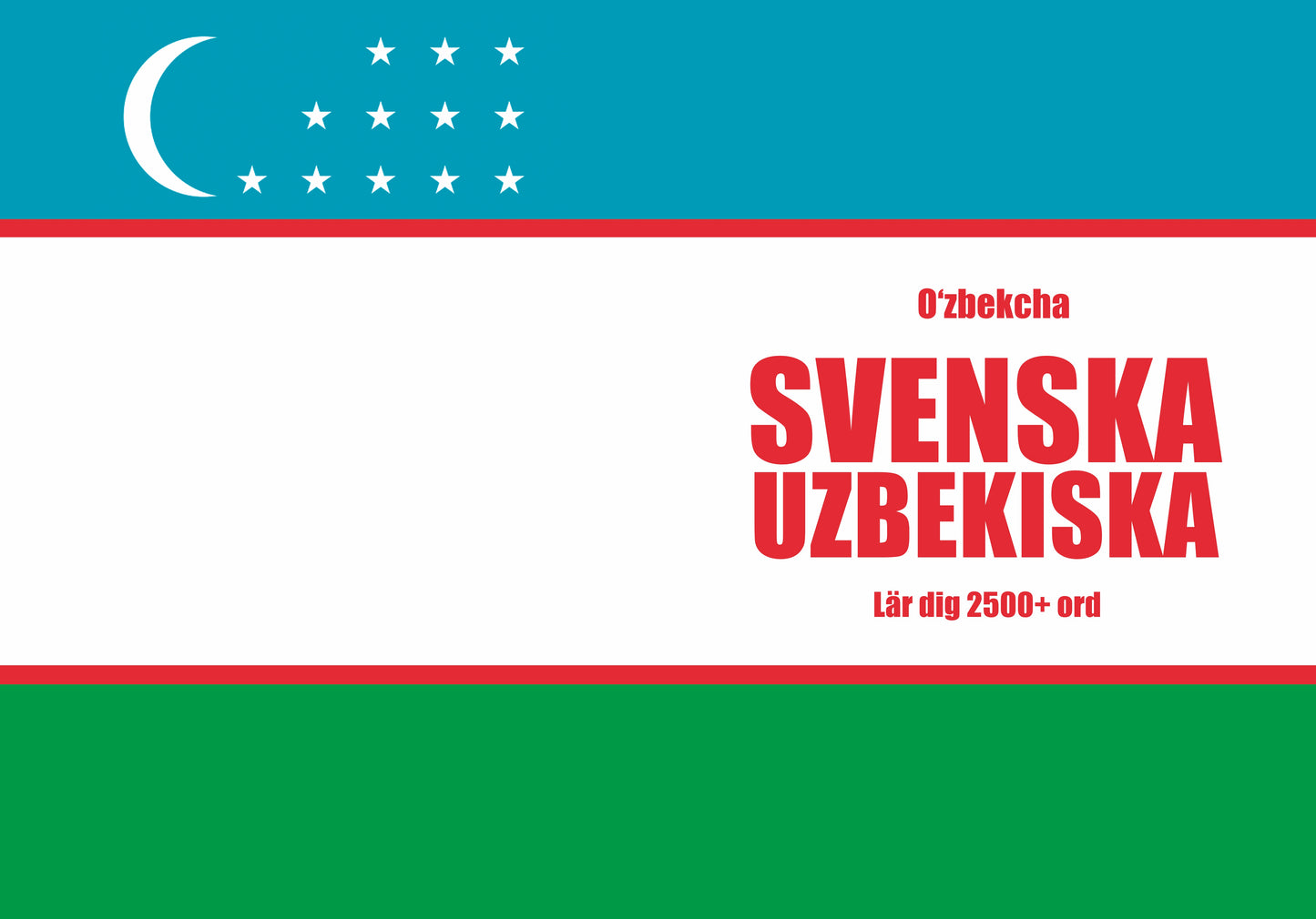 Svenska-uzbekiska anteckningsbok att fylla i