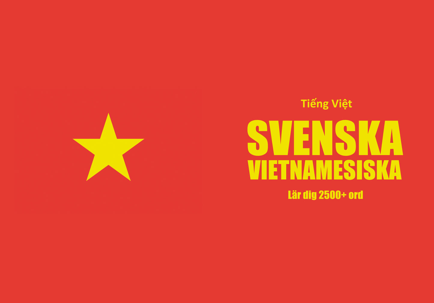 Svenska-vietnamesiska anteckningsbok att fylla i