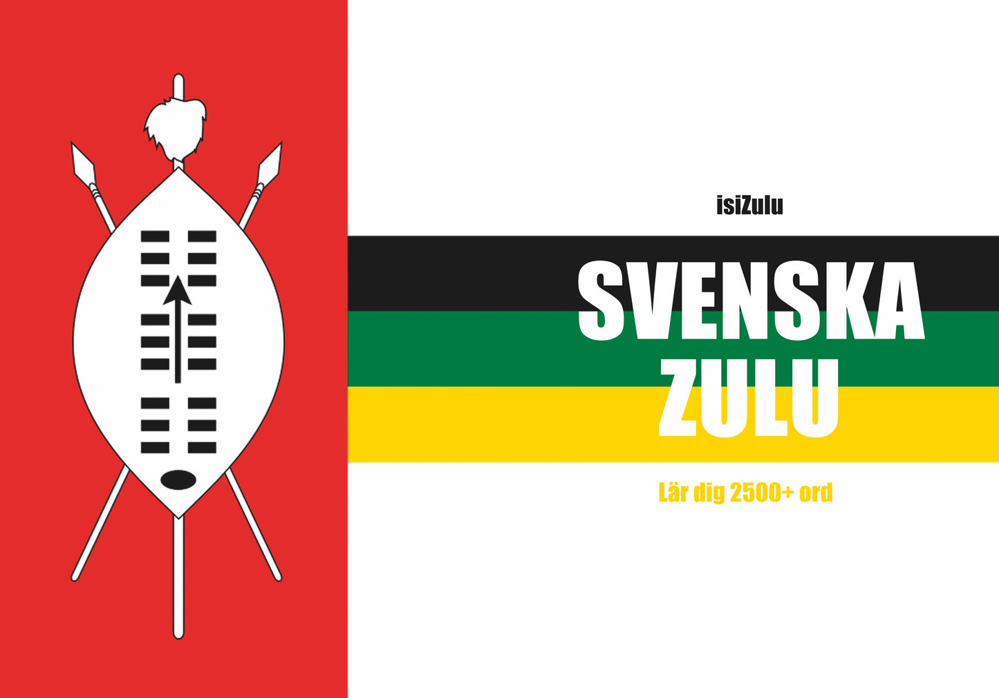 Svenska-zulu anteckningsbok att fylla i