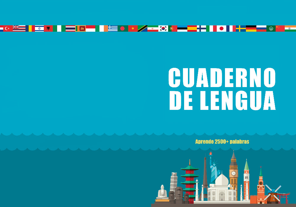 Spanish language notebook cover